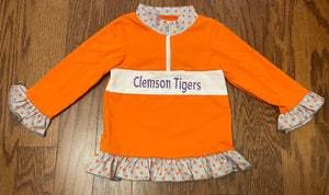 Clemson Tigers Girl Pullover - Maci&Madi: A Children’s Boutique 