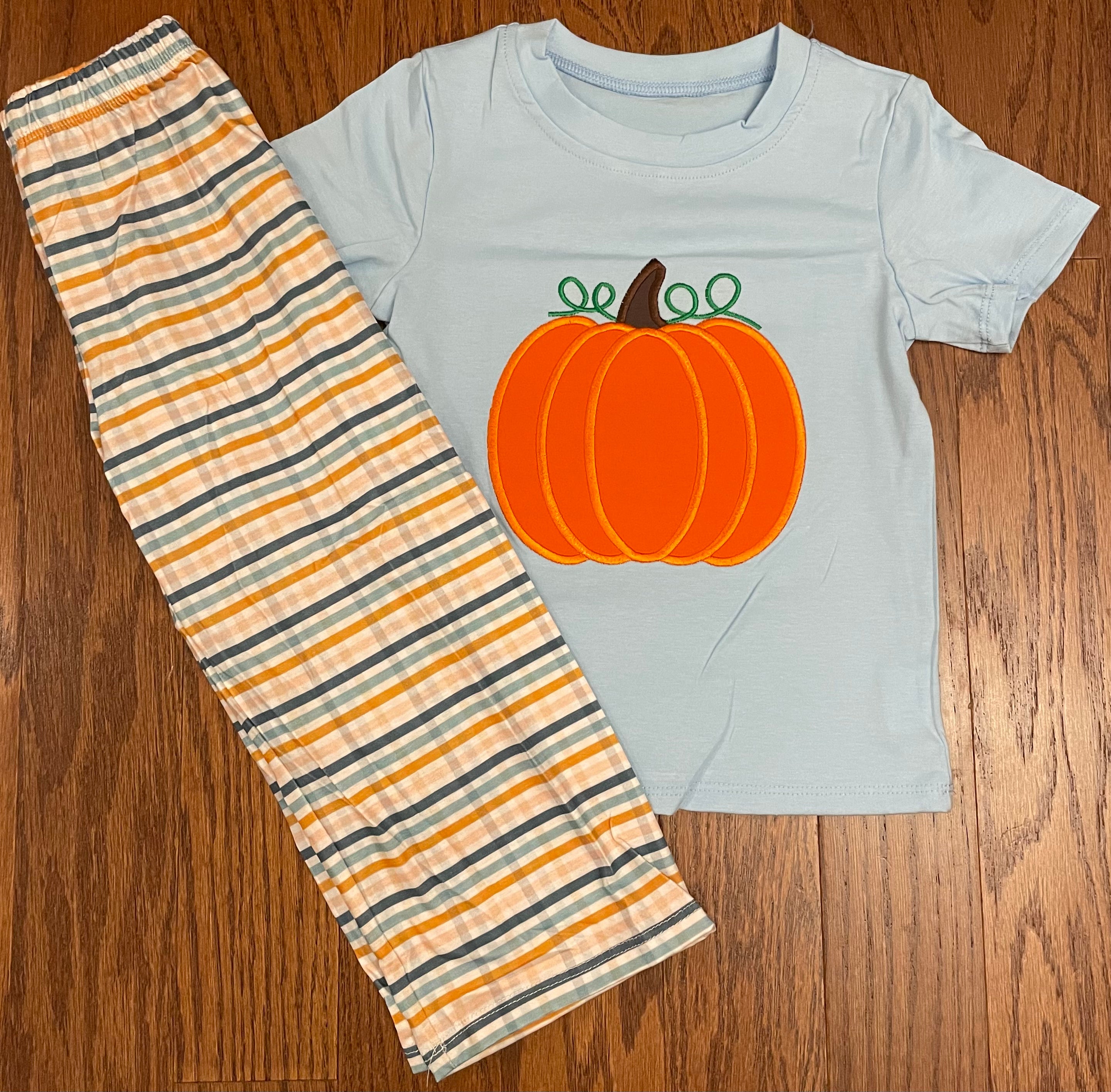 Pumpkin Cody boy pant set