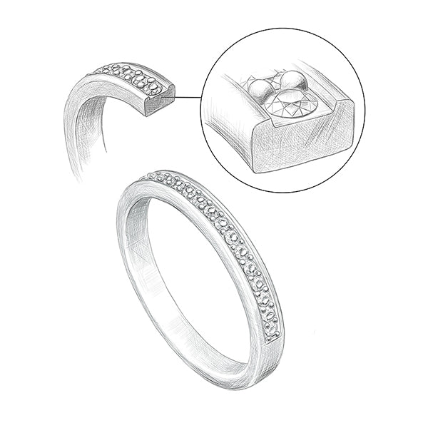The bead setting ring