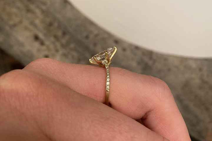 Damaged engagement ring while doing sports