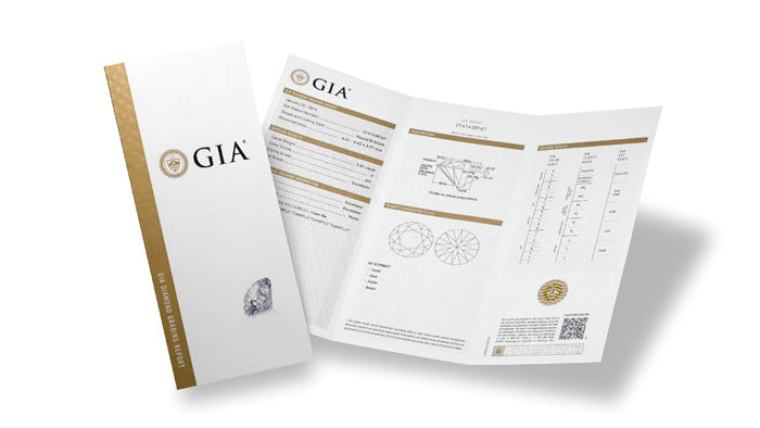 Diamond certificate GIA