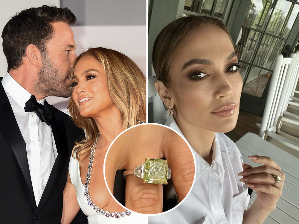 La bague de fiançailles de Jennifer Lopez