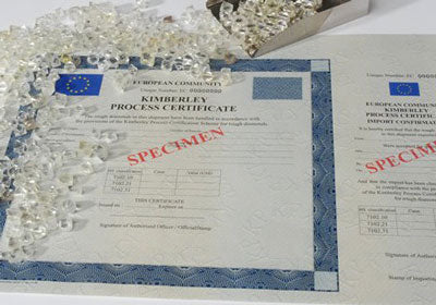 Kimberley process certificate