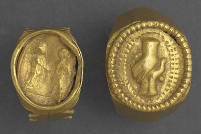 Roman engagement ring