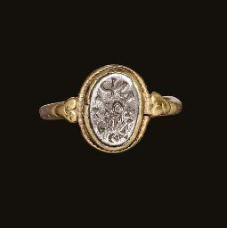 Visigothic gold and silver ring