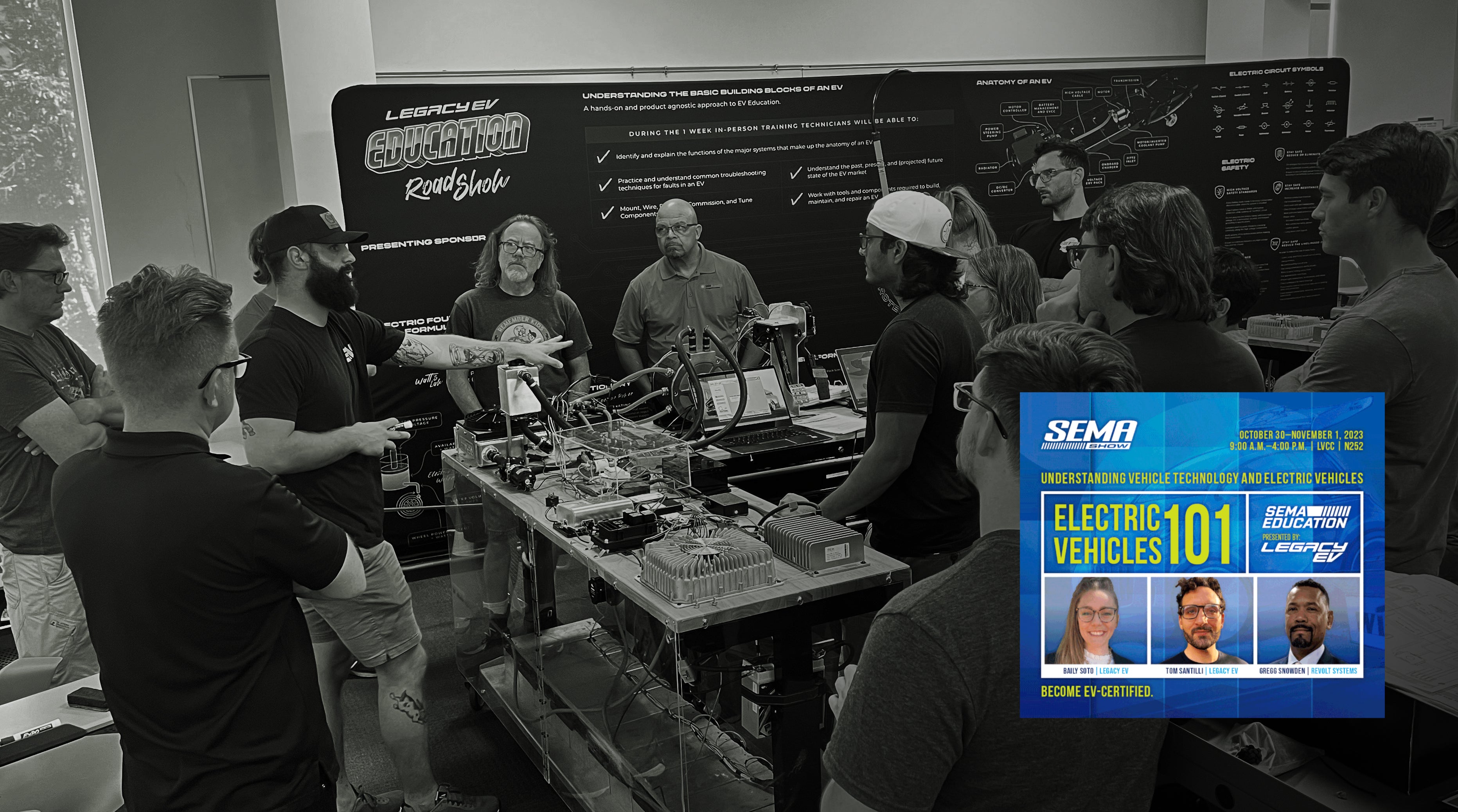 Legacy EV Offers EV 101 Seminar in Collaboration with SEMA Education