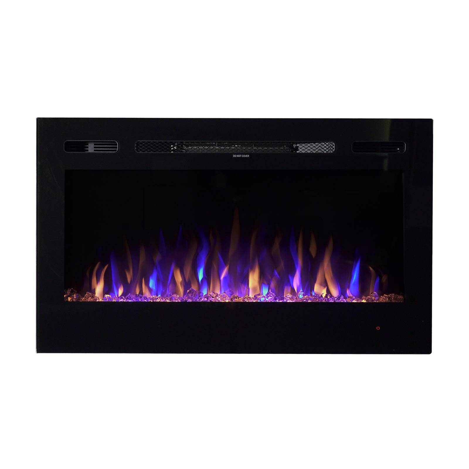 Edenbranch 36” Black Wall Mounted or Built In Recessed Electric