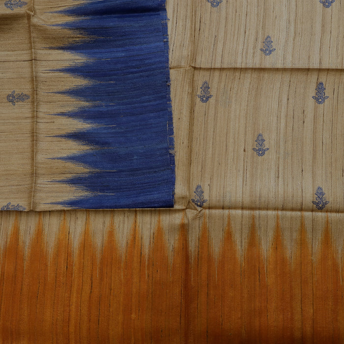 Sarangi Handwoven Tussar Silk Saree - 1616333BEI