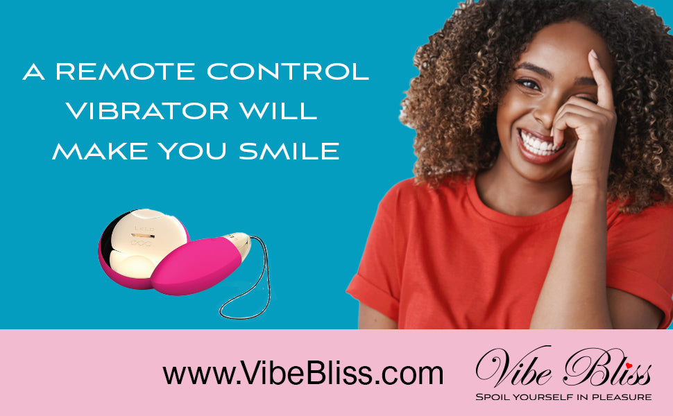 Remote control vibrator will make you smile