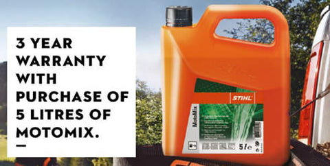 MotoMix - MotoMix fuel mixture: Very good power delivery for STIHL