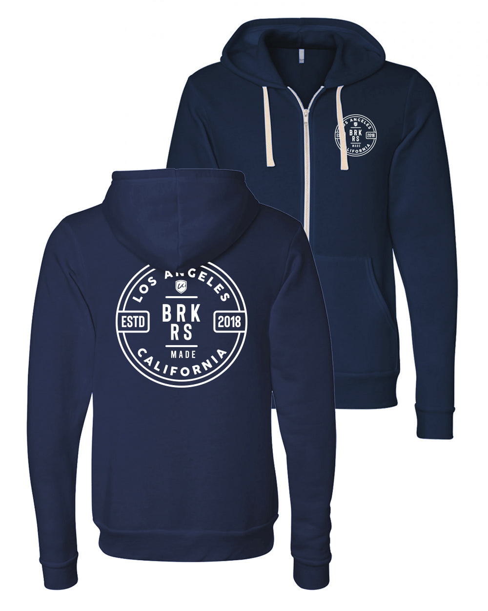 LA BREAKERS CLUBHOUSE UNISEX FULL ZIP HOODIE – Rad Threads