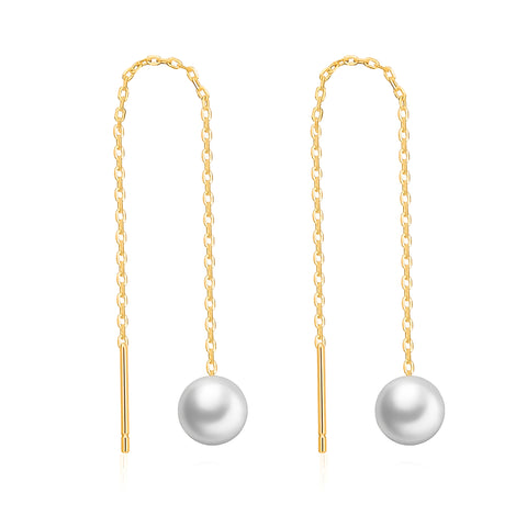 "Long Pearl" earrings