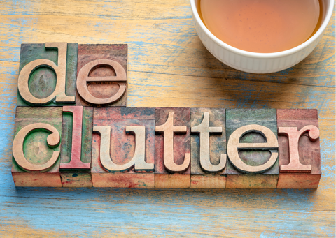 Declutter to lift your mood 