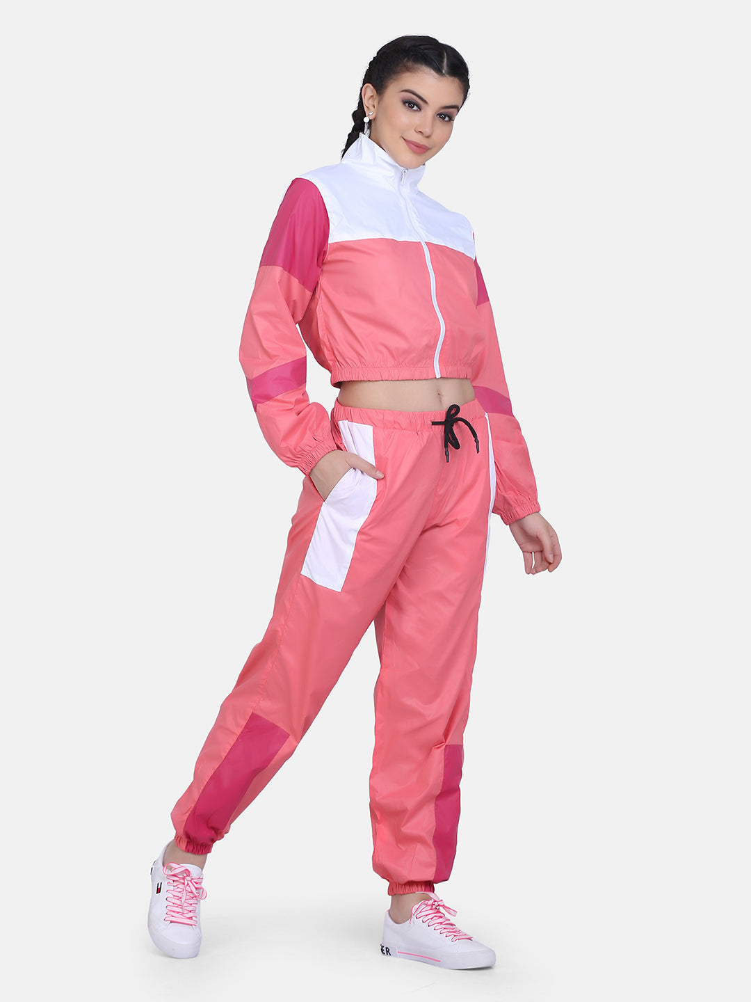 track suit pink