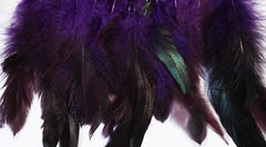 Feathers Purple Coque