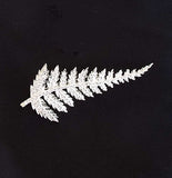 silver fern brooch