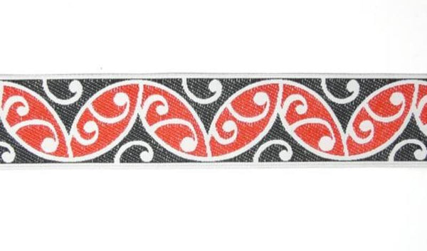 Red and Black Maori Koru Braid – ShopNZ