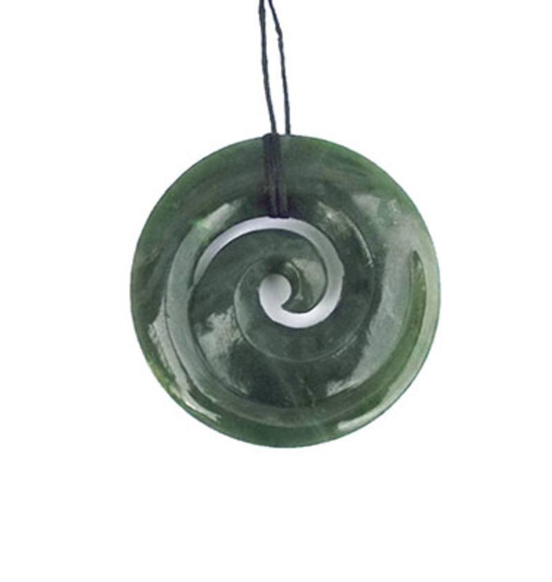 Large Greenstone Koru Necklace – ShopNZ