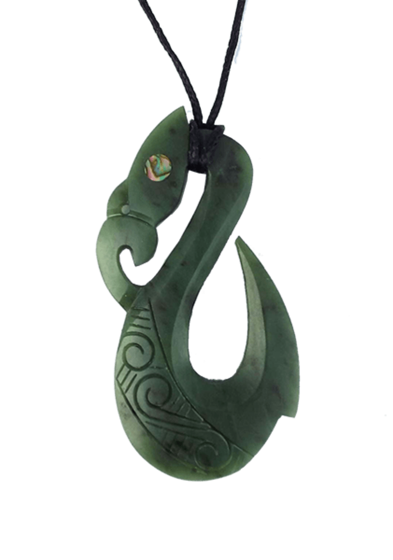 Maori Fish Hook Hei Matau Silver Pendant | Premium Jewelry - Norse Wolves