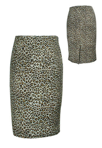 Leopard Print Pencil Skirt by Chic Star – Anomalie Clothing
