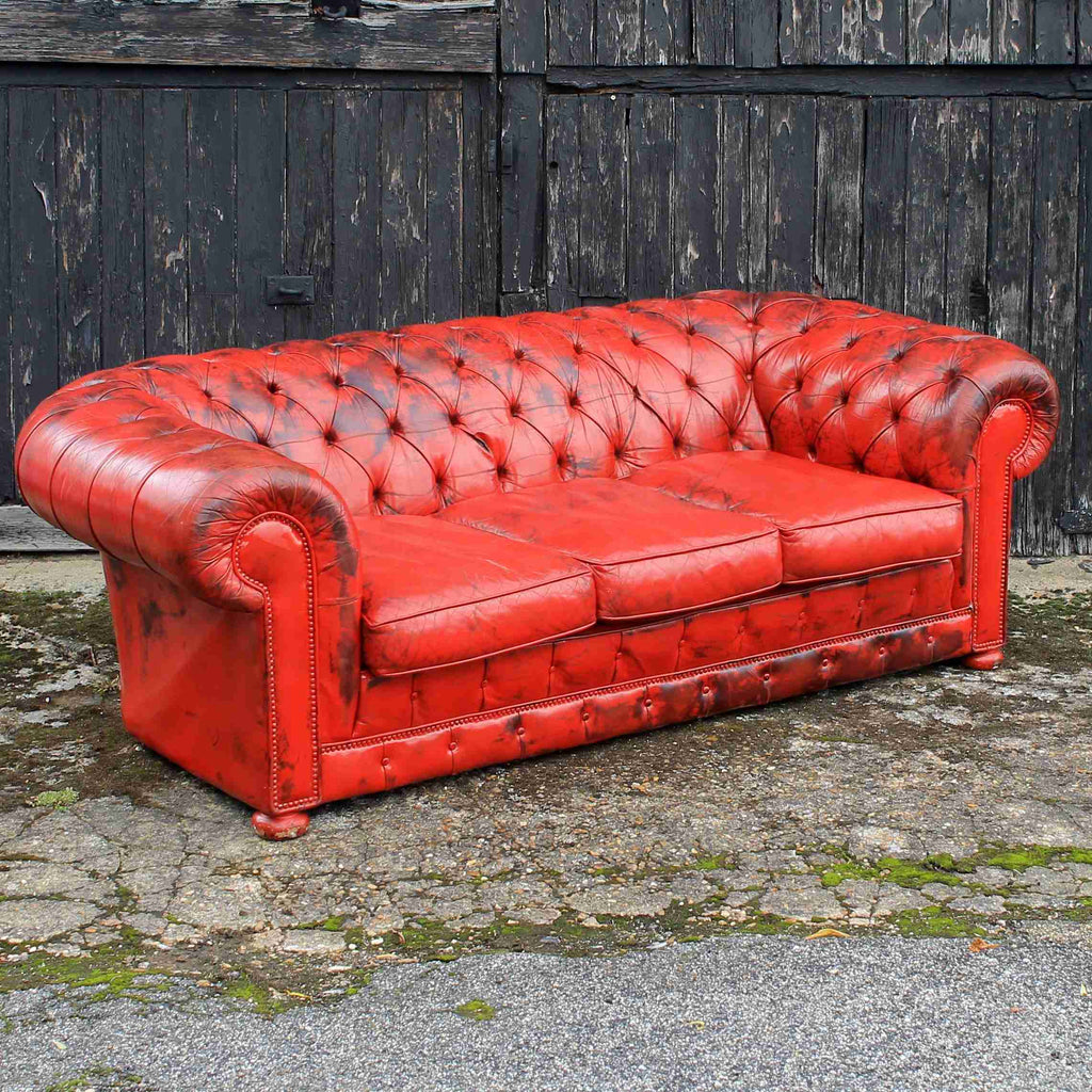 Vintage Three Seater Chesterfield Sofa Origin Antiques