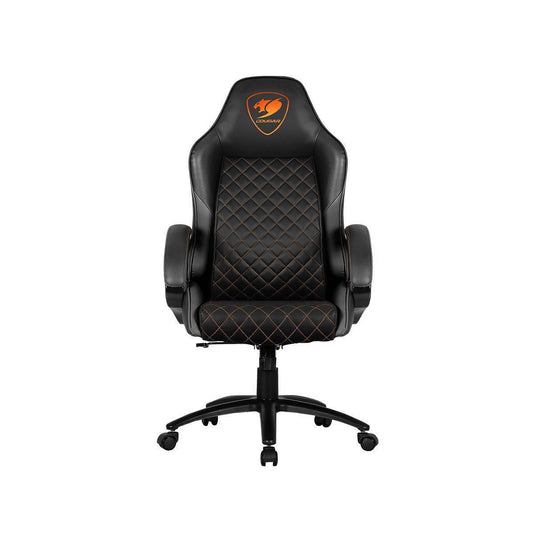 COUGAR FUSION BLACK GAMING CHAIR-CHAIR-Makotek Computers