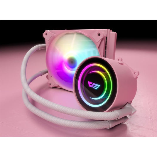 DARKFLASH DX 120 PINK LIQUID COOLER-LIQUID COOLER-Makotek Computers