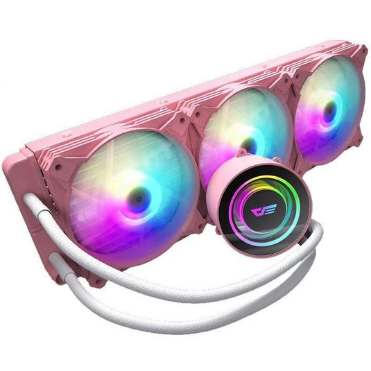 DARKFLASH DX 360 (PINK) LIQUID COOLER-LIQUID COOLER-Makotek Computers