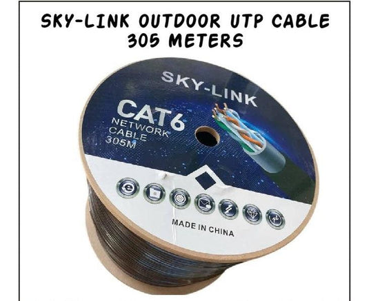 SKY-LINK CAT6 305 METERS OUTDOOR NETWORK CABLE-CABLE-Makotek Computers