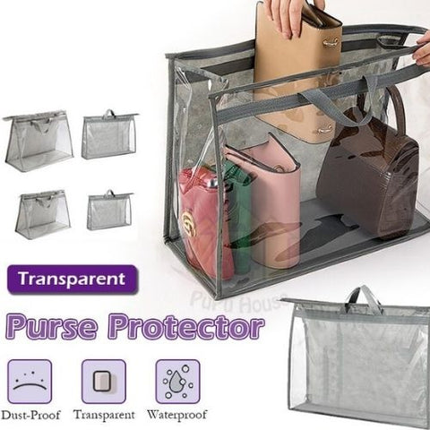 Interesse 9 Pack Dust Bags for Handbags, Clear Handbag Storage, Purse  Storage