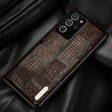 Genuine Leather Retro Splice Waterproof 100% Handmade Case For Samsung Galaxy Note 20 S20 Series