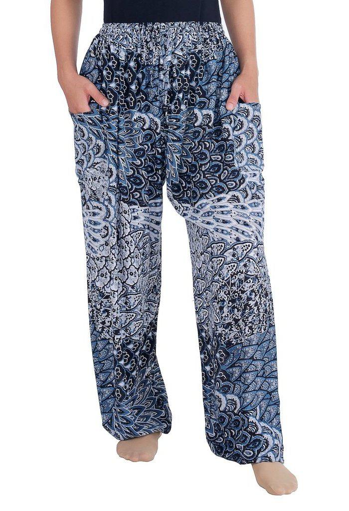 FLOWY HAREM PANTS Women Hippie Pants Comfy Trousers Petite to Plus