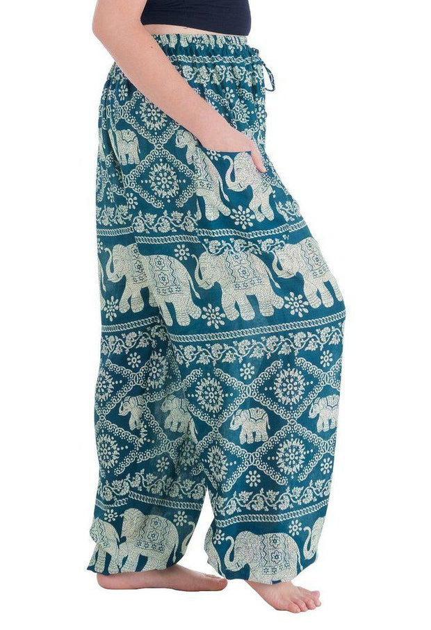Women's Thai Elephant Harem Pants: Handmade – Lannaclothesdesign Shop
