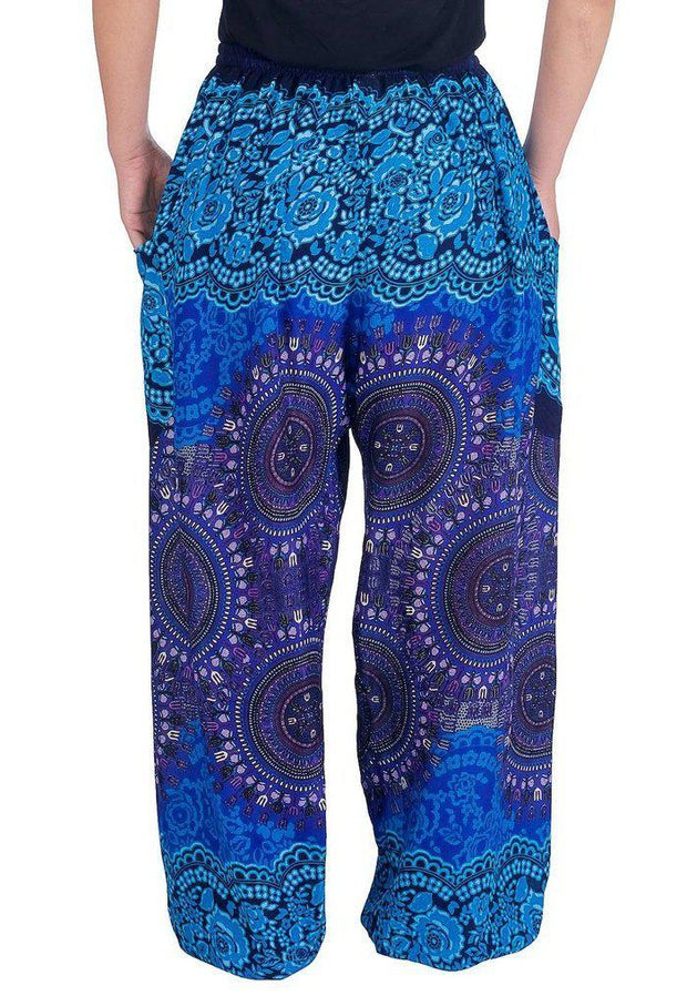 BLUE HAREM PANTS Men Striped Printed Rayon Hippie Pants Comfy Summer  Trousers for Yoga and Festival Wear Mens Lounge Pants -  Canada