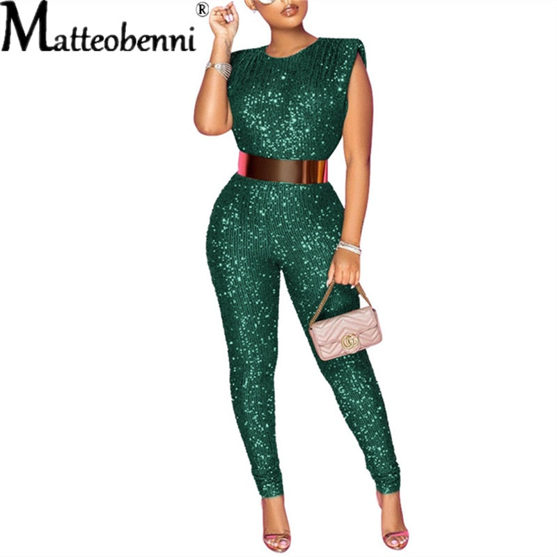 Sexy Sequins Jumpsuits