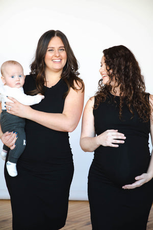 Second Chances - Little Breastfeeding Dress BLACK