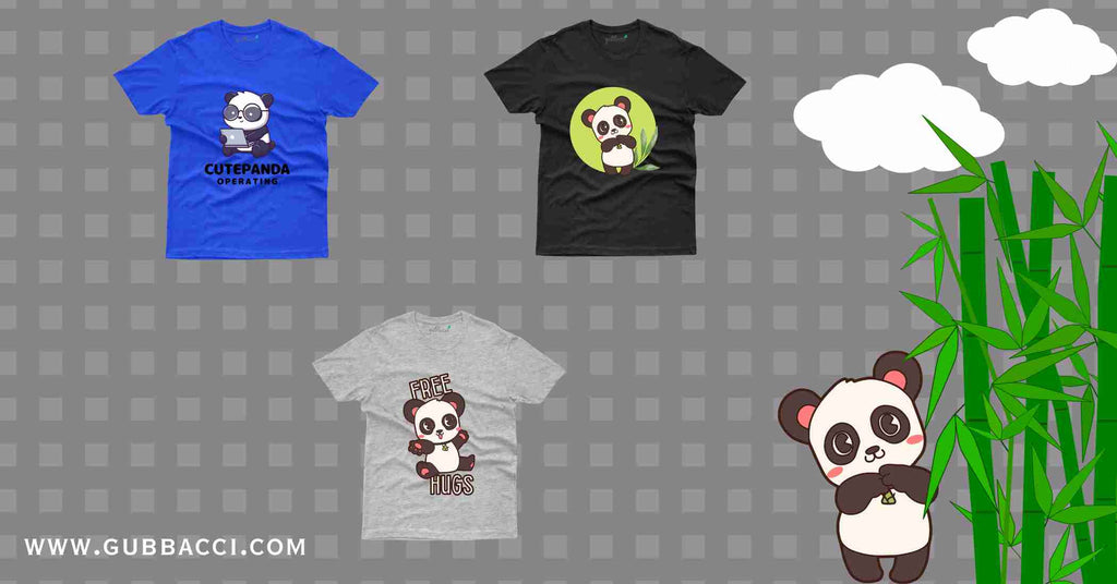 Cute Panda T-shirt's