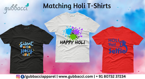 Holi t-shirt for family