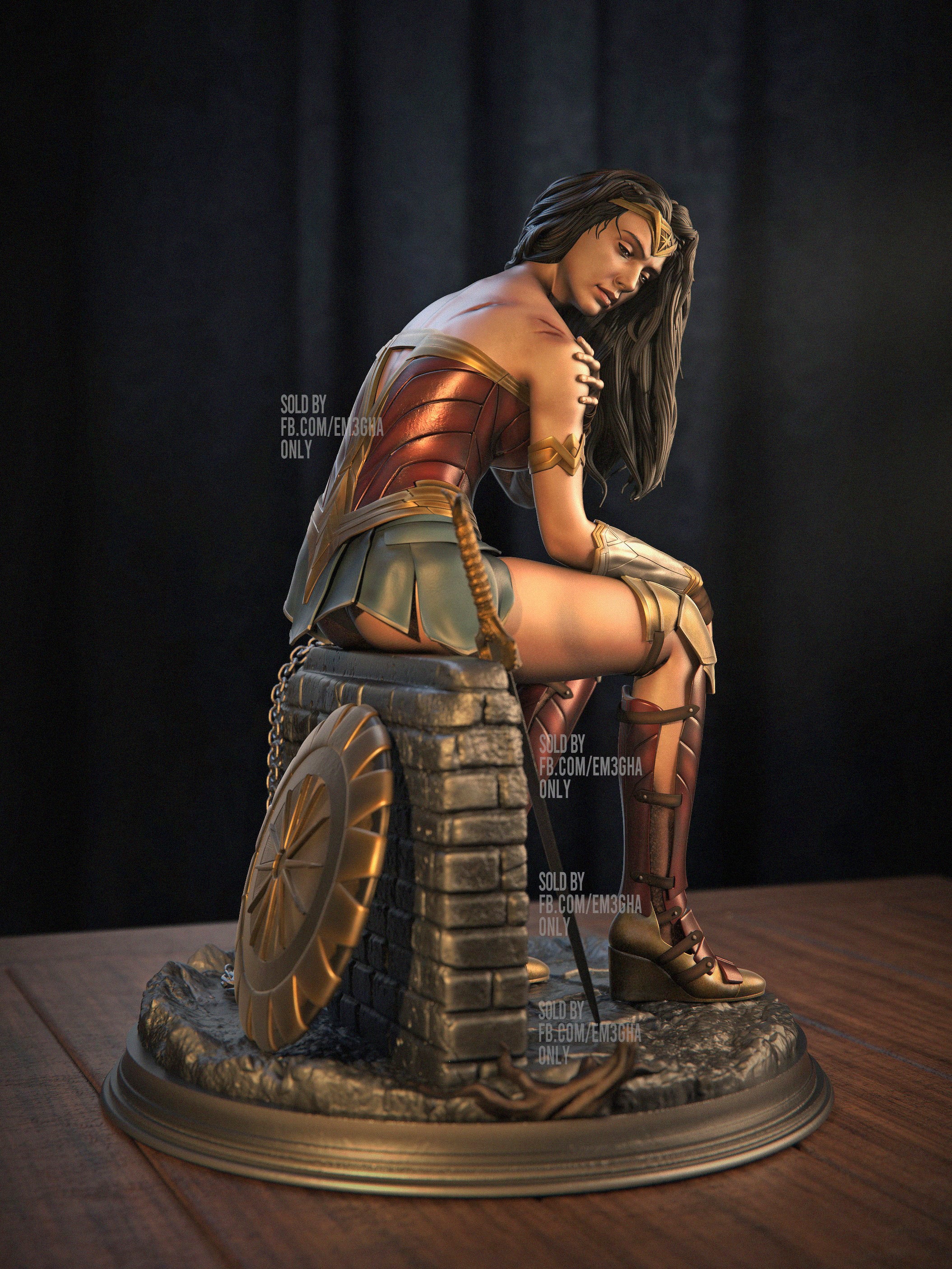 2109px x 2810px - Wonder Woman - Gal Gadot (+Adult Version to choose from) â€“ VXLabs Art