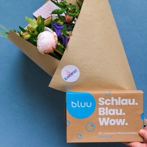 courrier de fleur x bleu