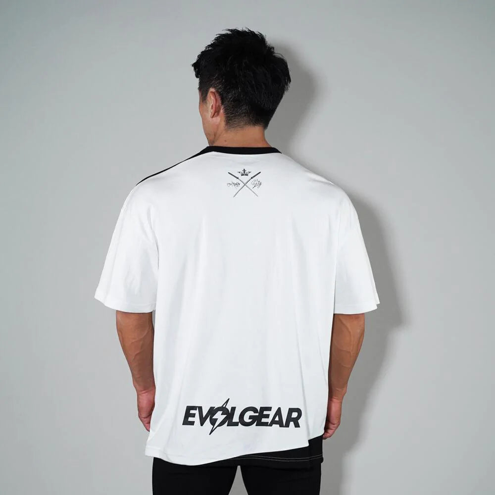 数量限定】EVOLGEAR X CRONOS OVER SIZE T-SHIRTS【BLACK】