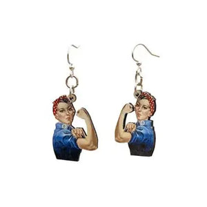 Rosie the Riveter Earrings - Rosie the Riveter Trust