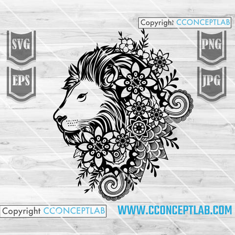Free Free 222 Lion King Mandala Svg SVG PNG EPS DXF File