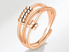 rose gold fidget ring