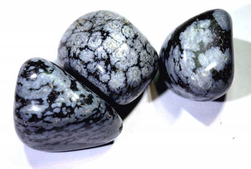 snowflake obsidian vs black obsidian properties