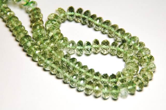 prasiolite beads