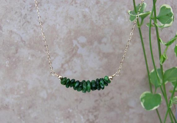 chrome diopside necklace