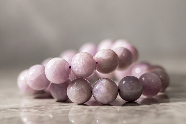 purple beaded bracelet