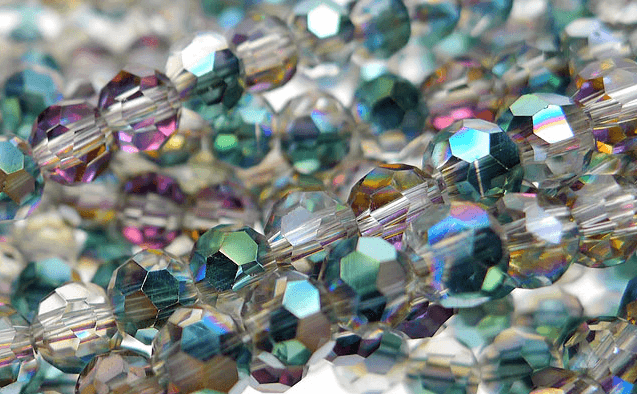 mystic topaz beads