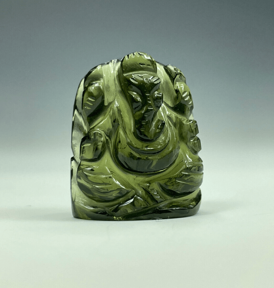 moldavite figurine